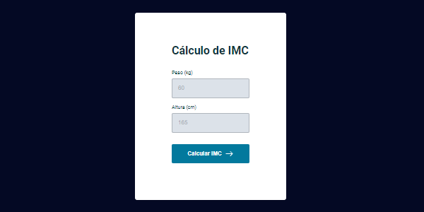 calculadorad de imc